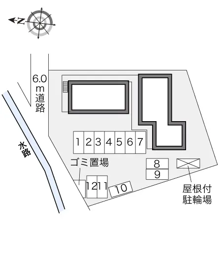 ★手数料０円★西多摩郡瑞穂町箱根ケ崎　月極駐車場（LP）